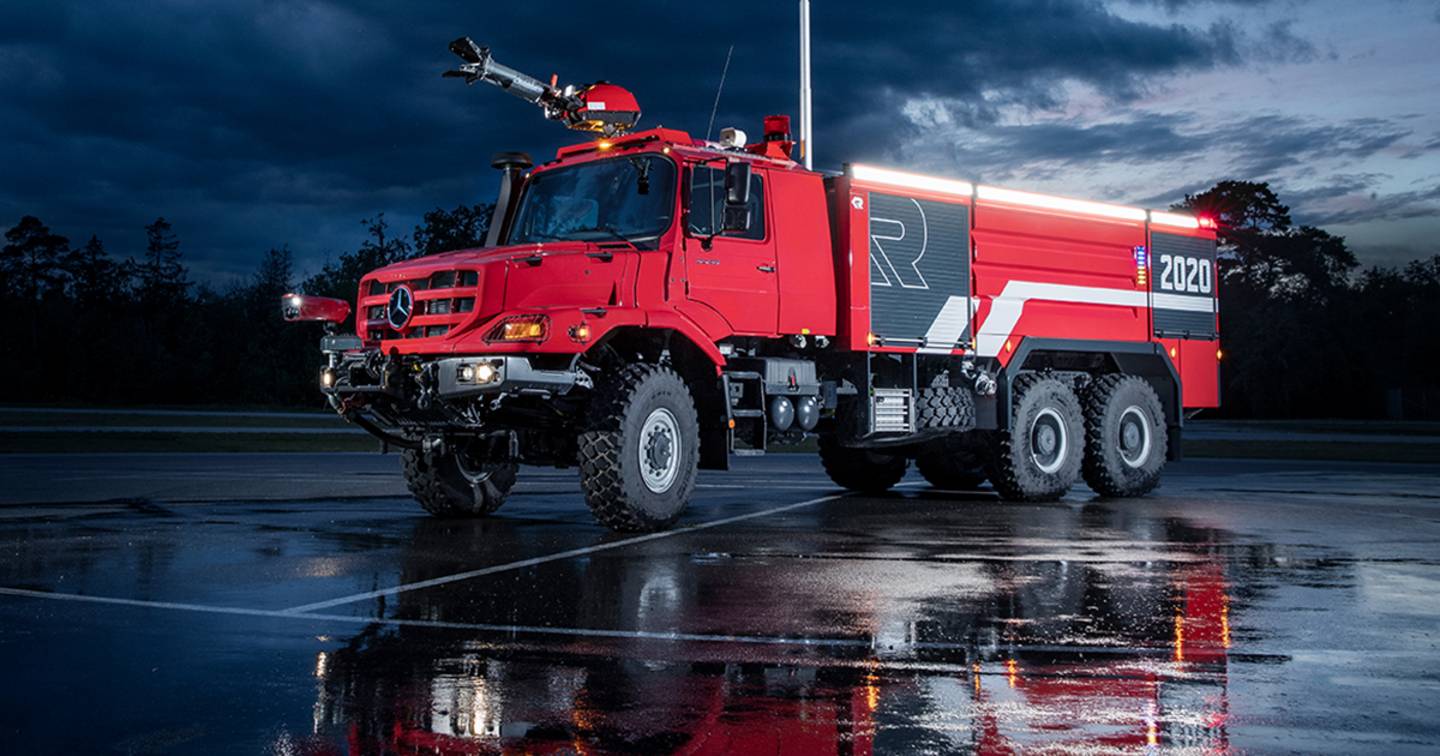 Zetros BUFFALO: the fire engine from Rosenbauer operates as an off