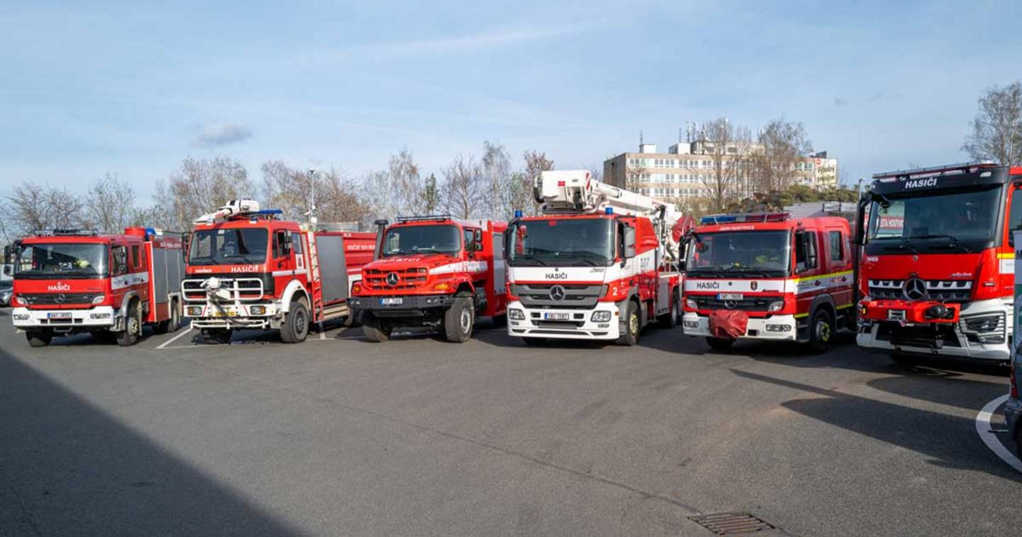 Arocs 1846L: New fire engine for Prague.