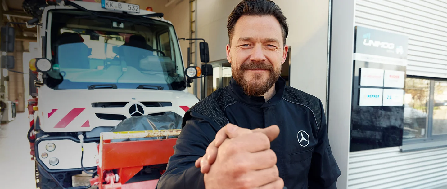 Mercedes-Benz Servicepartner in der Werkstatt