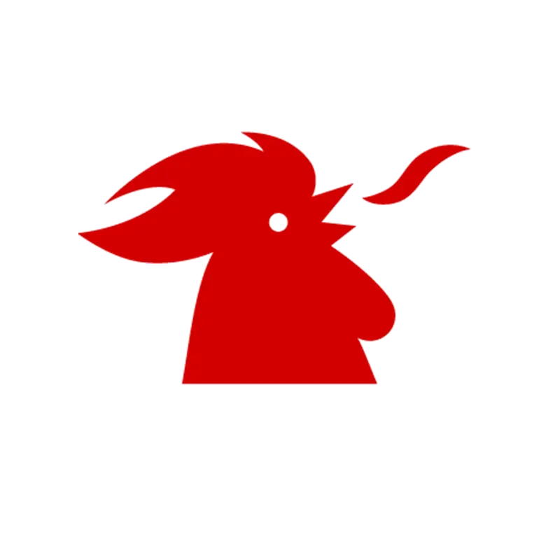 Logo von INTERSCHUTZ, dargestellt durch ein rotes, stilisiertes Tierkopf-Design innerhalb eines weißen Rahmens, mit dem Text "INTERSCHUTZ" in Großbuchstaben darunter.