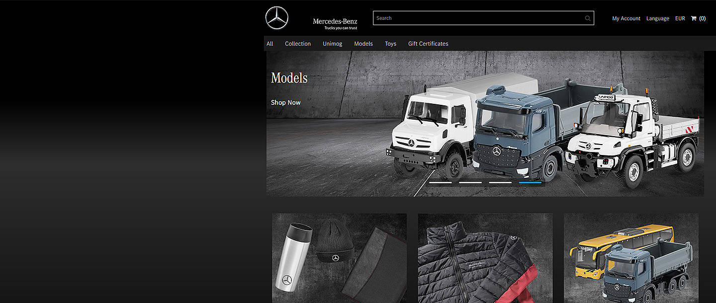 Mercedes-Benz Trucks Merchandise Store.
