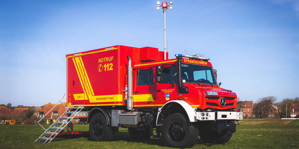 CCF Mercédes Benz Unimog des Marins Pompiers de Marseille au 1/50