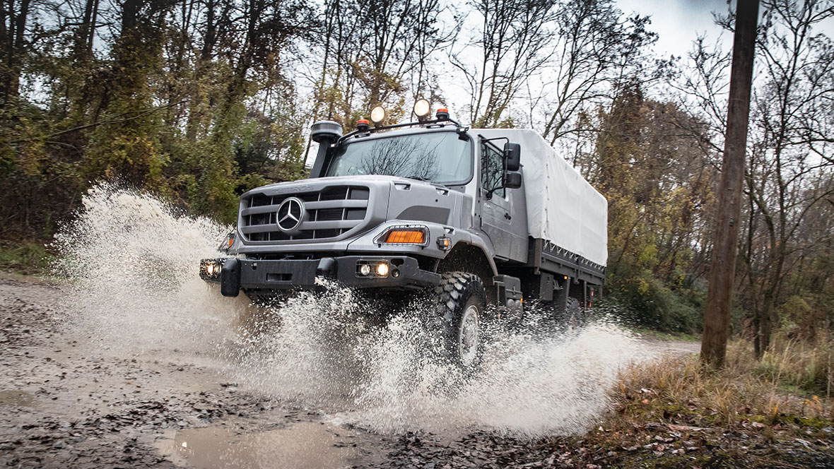 Mercedes Zetros Fire Truck